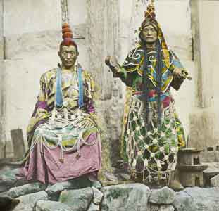 Lamas at Talung, Sikkim