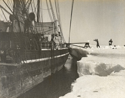 Watering the Terra Nova at Glacier Tongue